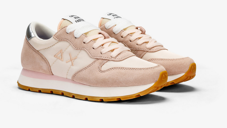 SCARPE SNEAKERS DONNA SUN68 ALLY Z34202 PELLE 39 BEIGE ORIGINALE PE 2024