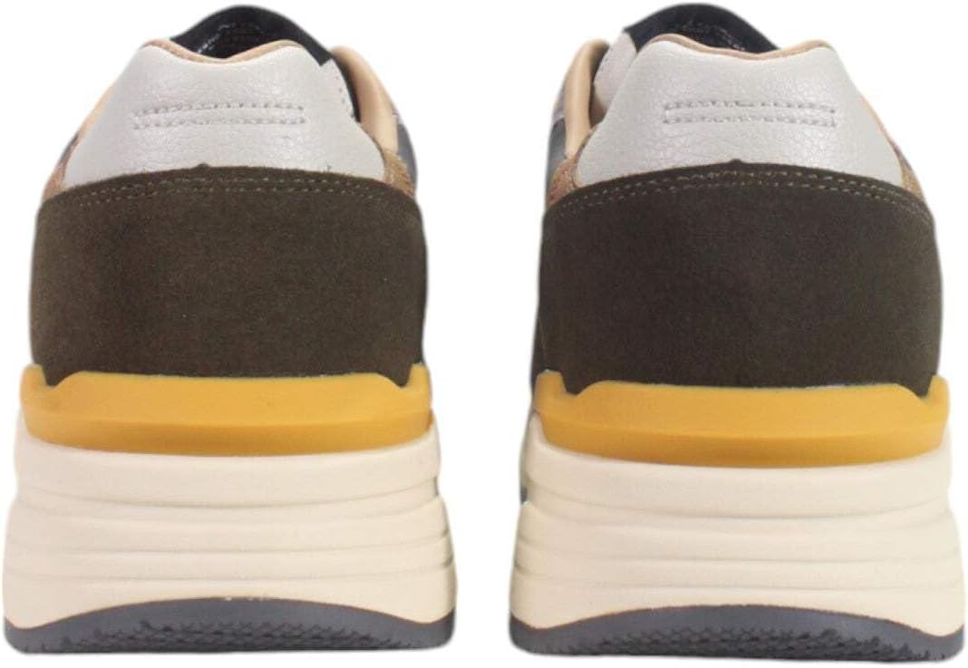 SCARPE SNEAKERS UOMO BLAUER F4RAY02 RAY 02 PELLE VERDE ORIGINALE AI 2025