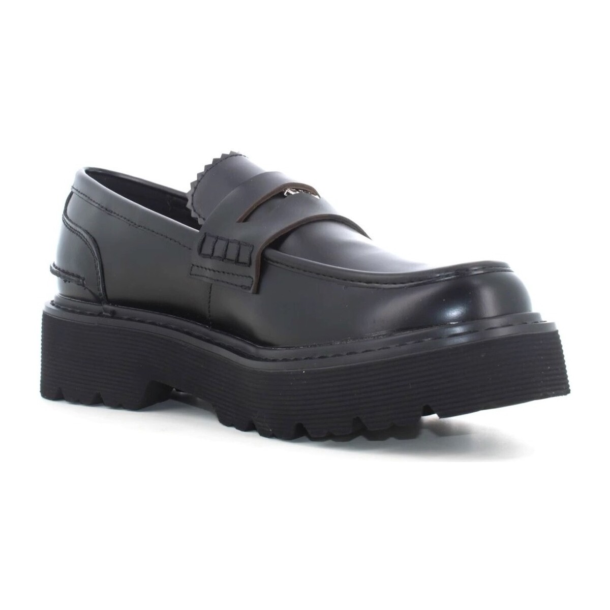 SCARPE MOCASSINO DONNA CULT SLASH 3947 CLW394700 PELLE NERO ORIGINALE AI 2025