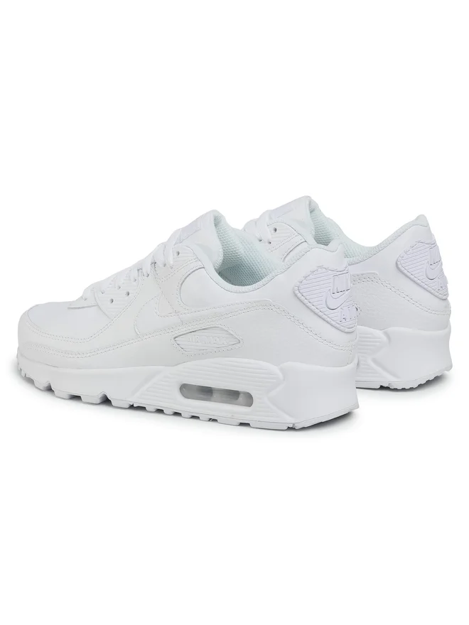 SCARPE SNEAKERS UOMO NIKE AIR MAX 90 LTR CZ5594 100 BIANCO WHITE PELLE AI 2025