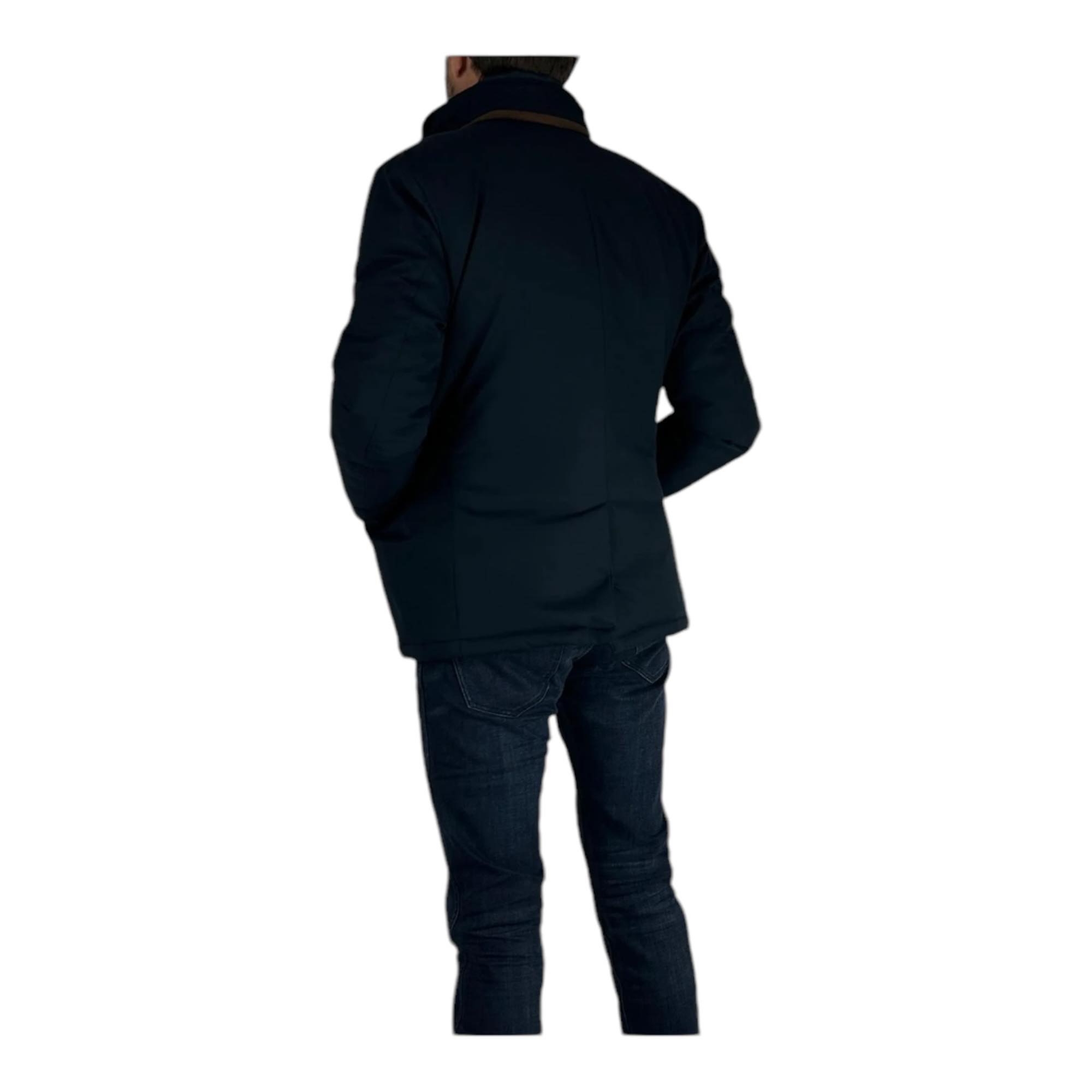 GIUBBINO GIUBBOTTO UOMO DOUBLE EIGHT BAST 8 PB70 1515 B148 BLU ORIGINALE AI 2025