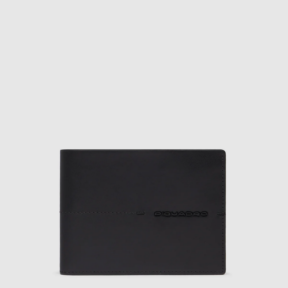 PORTAFOGLIO PORTAFOGLI UOMO PIQUADRO PU257W135R PELLE NERO ORIGINALE AI 2025