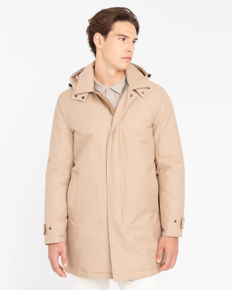 CAPPOTTO GIUBBOTTO TRENCH UOMO MANUEL RITZ 3732H8400F 24 BEIGE ORIGINALE AI 2025