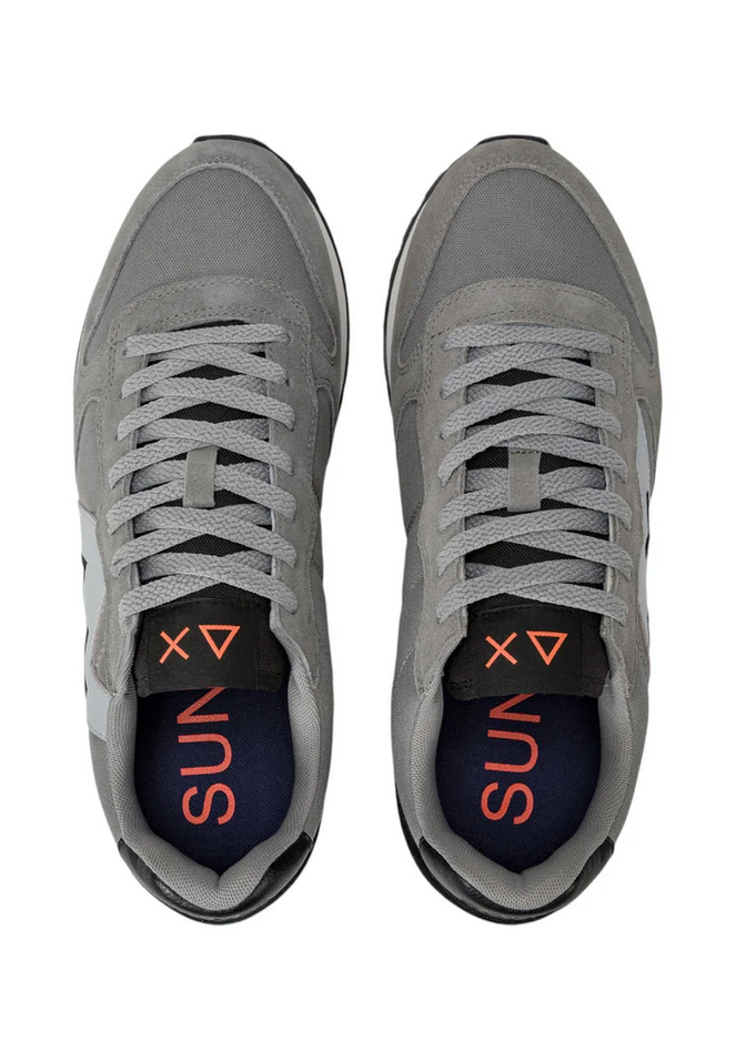 SCARPE SNEAKERS UOMO SUN68 JAKI SOLID Z44113 PELLE 34 GRIGIO ORIGINALE AI 2025