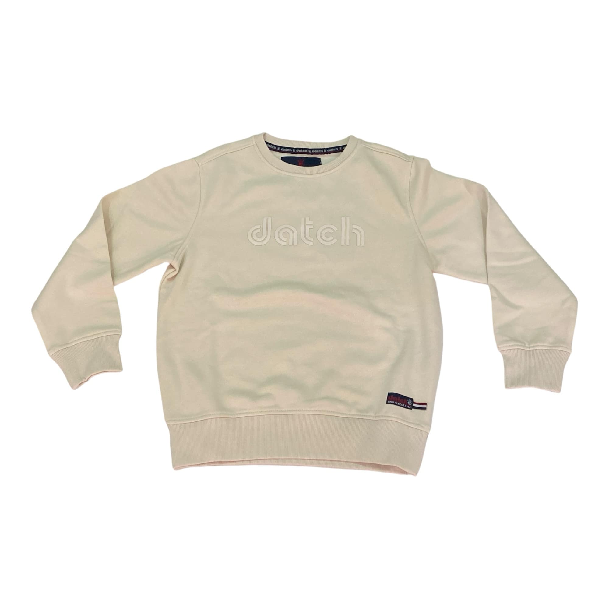 FELPA FELPE MAGLIA RAGAZZO DATCH DTH 1811 COTONE BIANCO ORIGINALE AI 2025