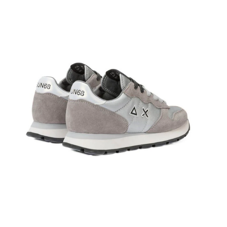 SCARPE SNEAKERS DONNA SUN68 ALLY BRIGHT Z44203 PELLE 44 ARGENTO ORIGINAL AI 2025