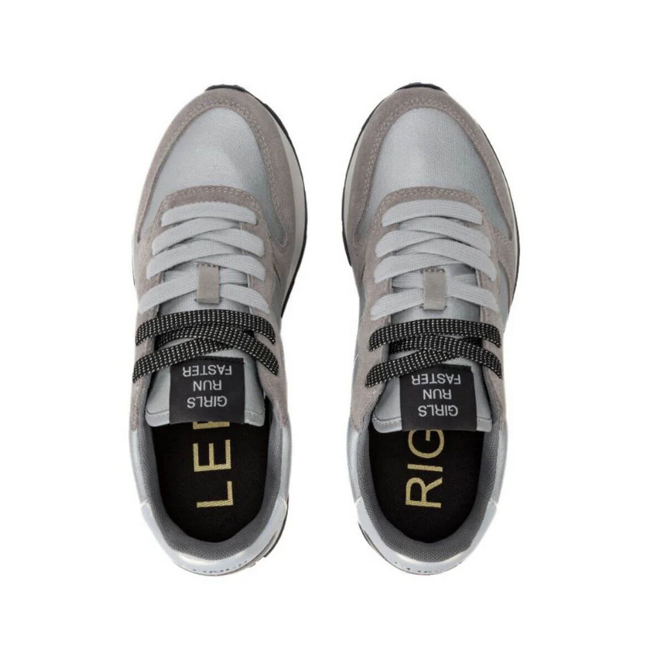 SCARPE SNEAKERS DONNA SUN68 ALLY BRIGHT Z44203 PELLE 44 ARGENTO ORIGINAL AI 2025