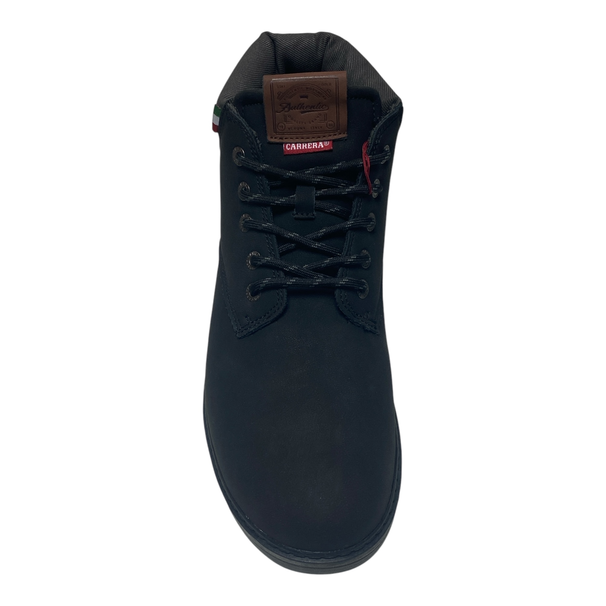 SCARPE SCARPONI UOMO CARRERA STORM CAM225301 ECO PELLE 2020 NERO ORIGINAL AI2025