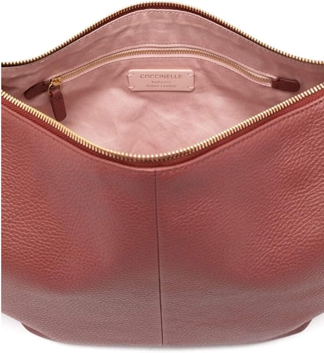 BORSA BORSE DONNA COCCINELLE CAMPUS E1 RFF 13 02 01 PELLE ROSSO ORIGINAL AI 2025