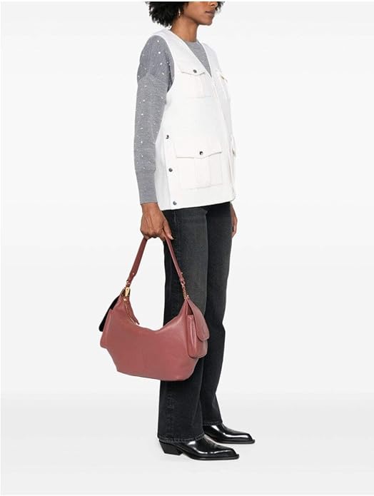 BORSA BORSE DONNA COCCINELLE CAMPUS E1 RFF 13 02 01 PELLE ROSSO ORIGINAL AI 2025