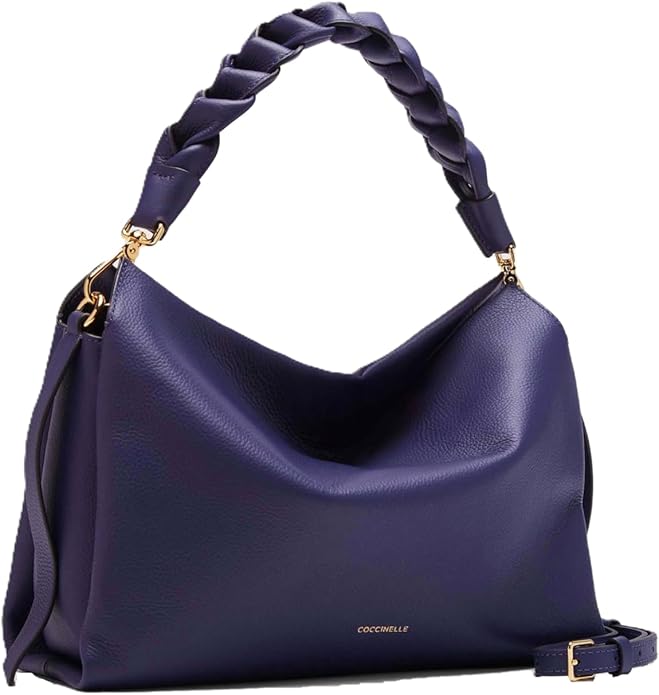 BORSA BORSE DONNA COCCINELLE BOHEME E1 M50 19 02 01 PELLE BLU ORIGINALE AI 2025