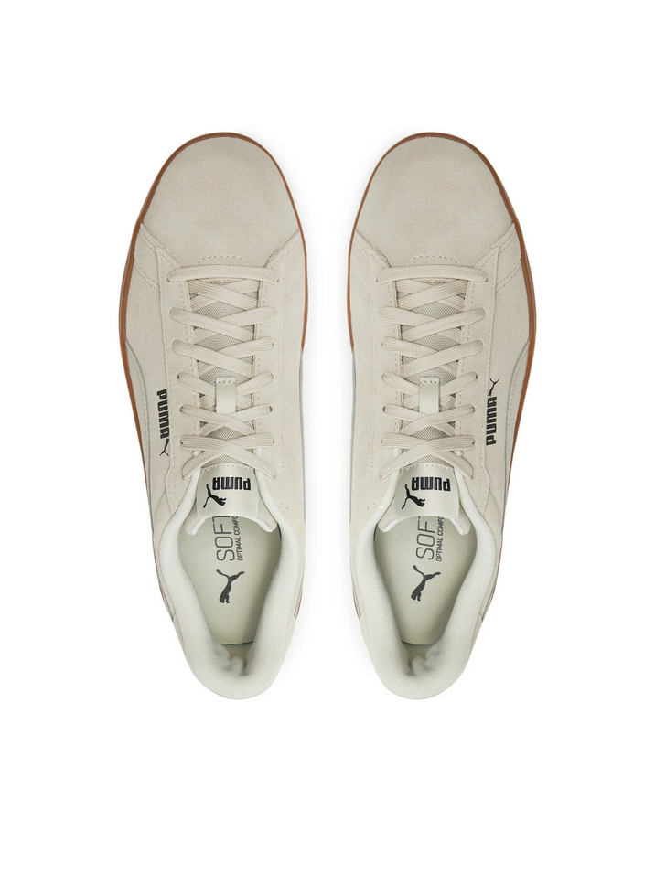 SCARPE SNEAKERS UOMO PUMA SMASH 3 390984 PELLE 17 BEIGE ORIGINALE AI 2025