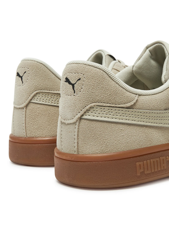 SCARPE SNEAKERS UOMO PUMA SMASH 3 390984 PELLE 17 BEIGE ORIGINALE AI 2025