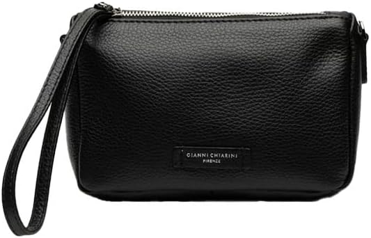 BORSA DONNA GIANNI CHIARINI NORA BS 10224 GRN PELLE NERO ORIGINALE AI 2025