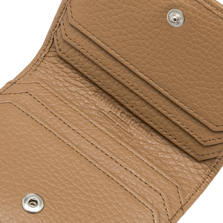 PORTAFOGLIO DONNA GIANNI CHIARINI PF 5039 GRN PELLE BEIGE ORIGINALE AI 2025