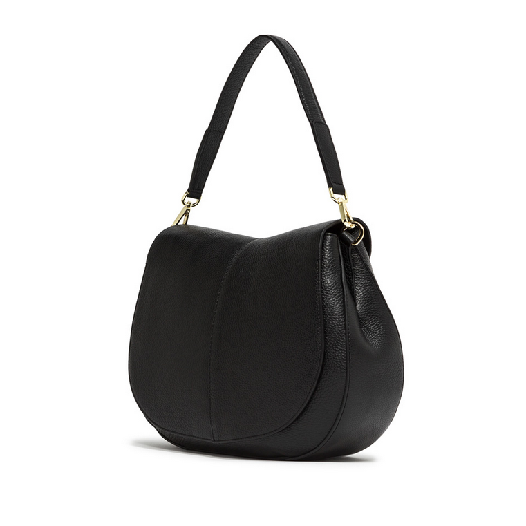 BORSA BORSE DONNA GIANNI CHIARINI HELENA BS 6037 GRN NA PELLE NERO ORIGINAL 2025