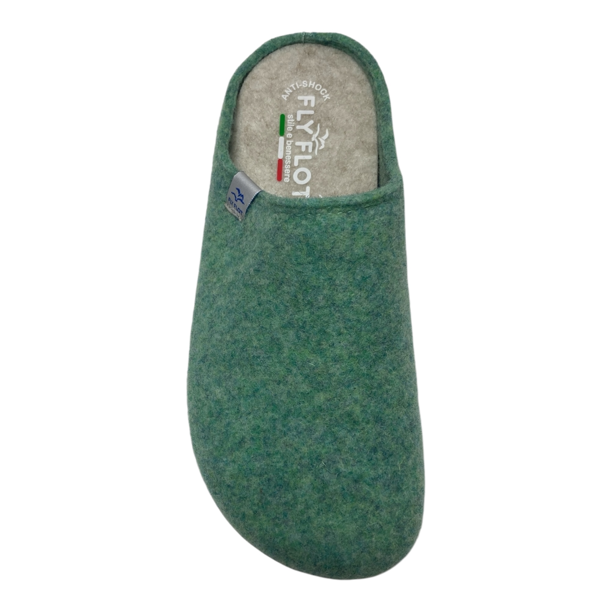 SCARPE PANTOFOLE CIABATTE DONNA FLY FLOT MORTARA B3 U36 EZ VERDE ORIGINAL AI2025