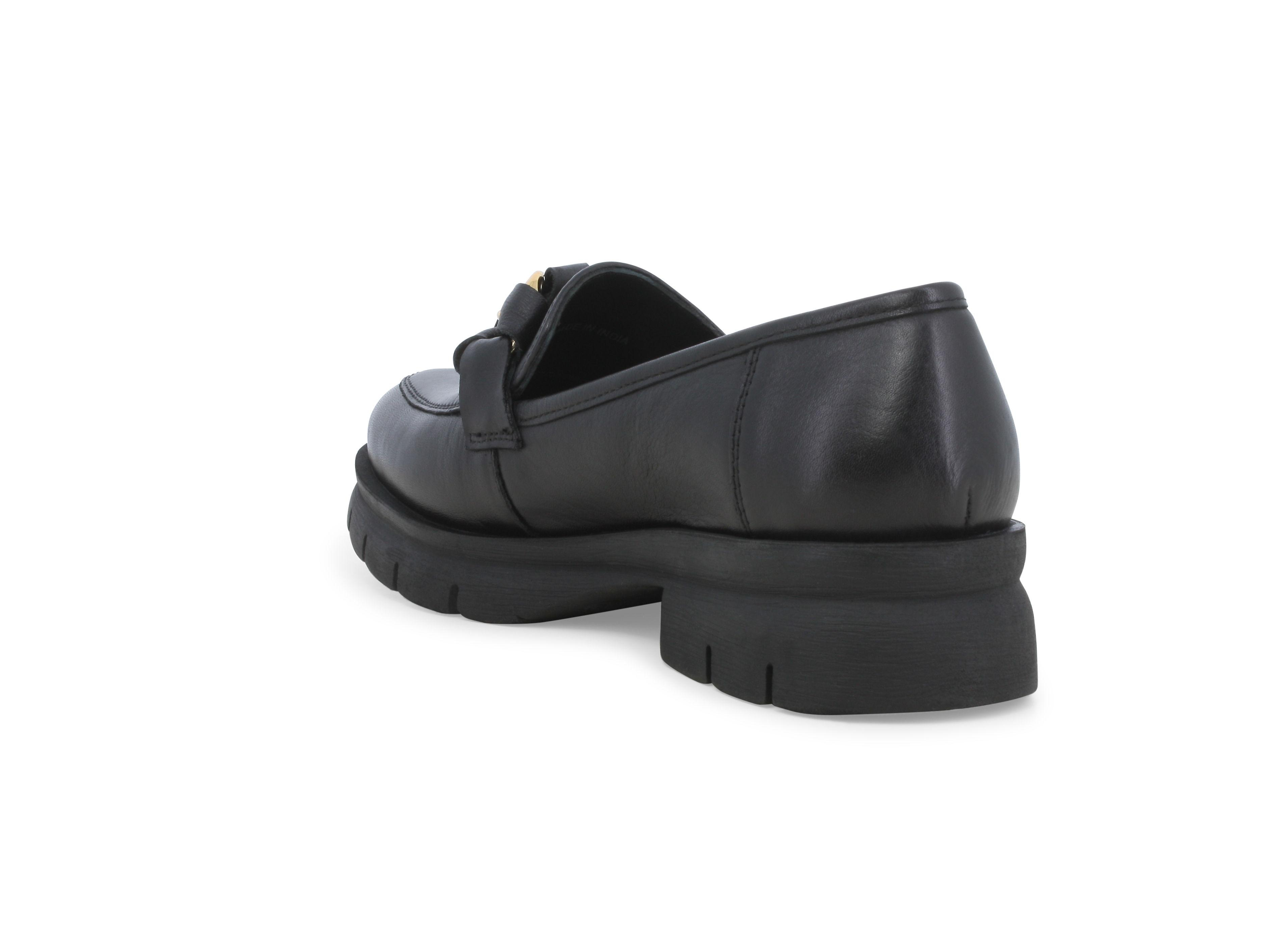 SCARPE MOCASSINO DONNA WALK MELLUSO 034340 PELLE NERO ORIGINALE AI 2025