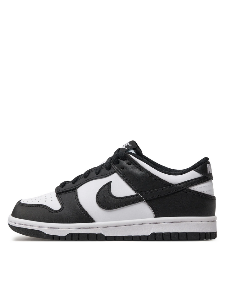 SCARPE SNEAKERS DONNA NIKE DUNK LOW CW1590 PELLE 100 NERO ORIGINALE AI 2025