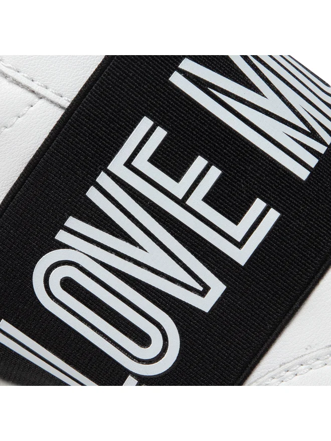 SCARPE SNEAKERS DONNA LOVE MOSCHINO JA15394G1FIE0100 PELLE BIANCO AI 2024