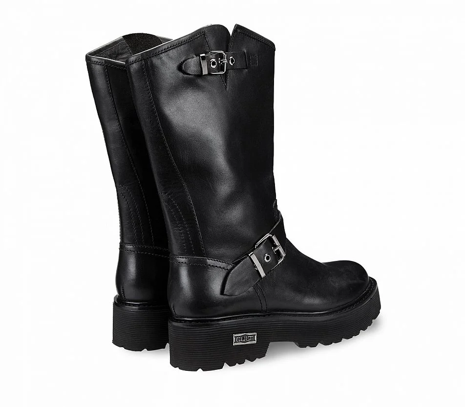 SCARPE STIVALI STIVALE DONNA CULT SLASH 3201 CLW320100 PELLE NERO ORIGINALE AI