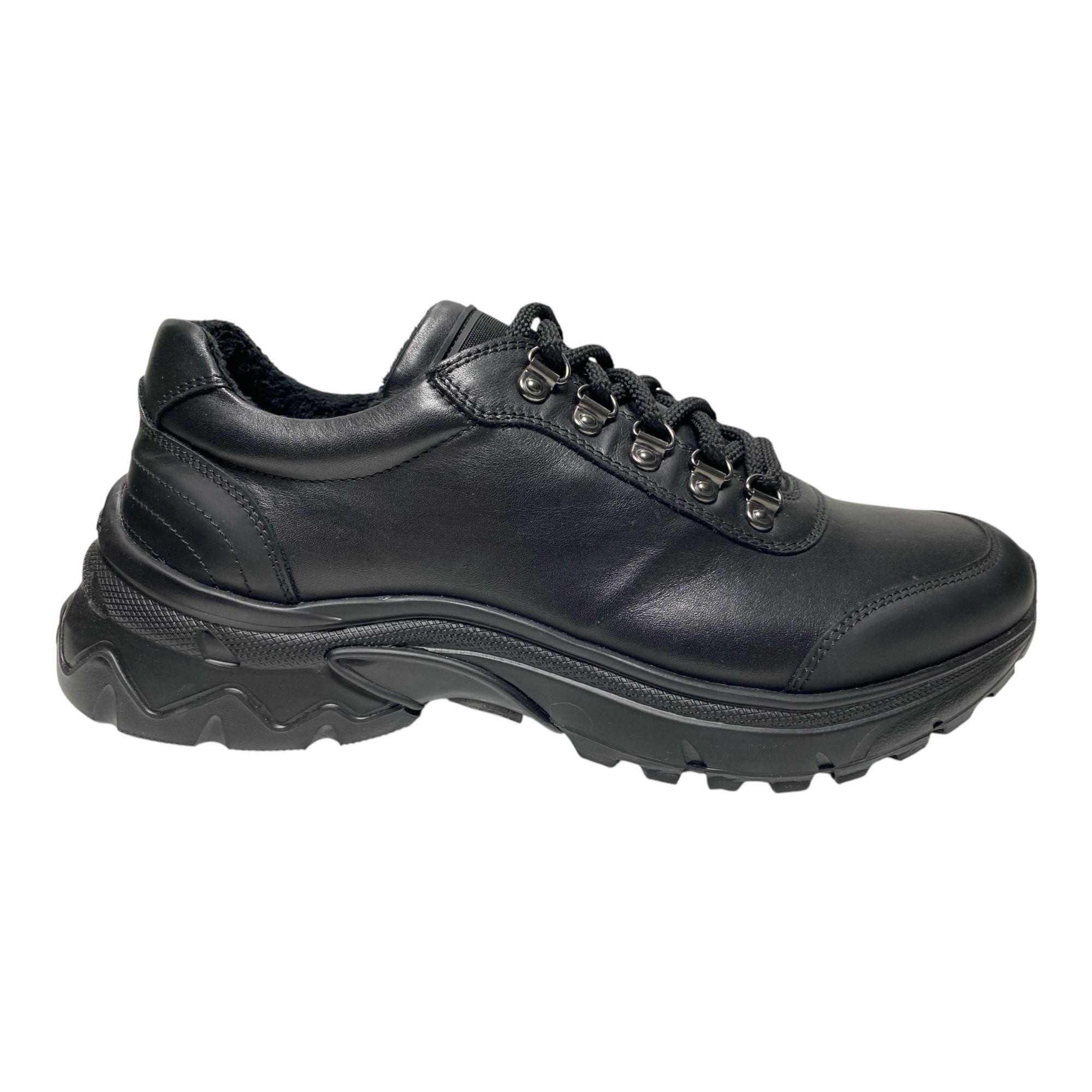 SCARPE SNEAKERS ZEPPA DONNA POLLINI SB15125H0FXK200A PELLE NERO ORIGINAL AI 2025