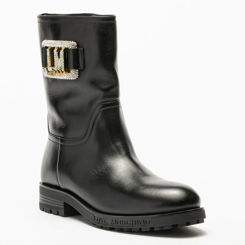 SCARPE STIVALE DONNA LOVE MOSCHINO JA24274G0DIA0000 GOMMA 40