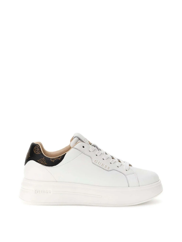 SCARPE SNEAKERS DONNA GUESS FLPWINFAL12 PELLE BIANCO ORIGINALE PE 2025