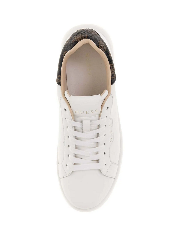 SCARPE SNEAKERS DONNA GUESS FLPWINFAL12 PELLE BIANCO ORIGINALE PE 2025