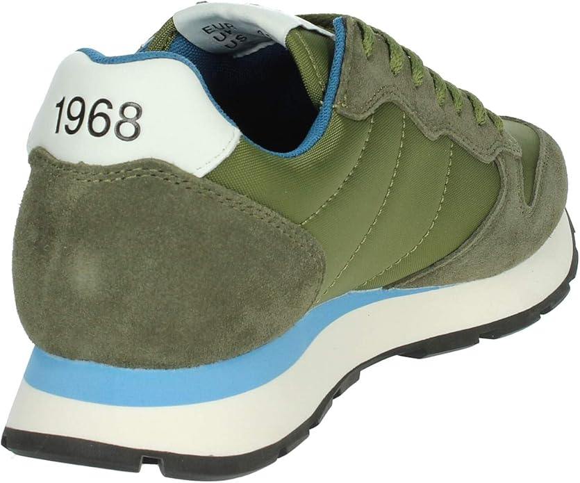SCARPE SNEAKERS UOMO SUN68 TOM SOLID Z35101 PELLE 19 VERDE ORIGINALE PE 2025