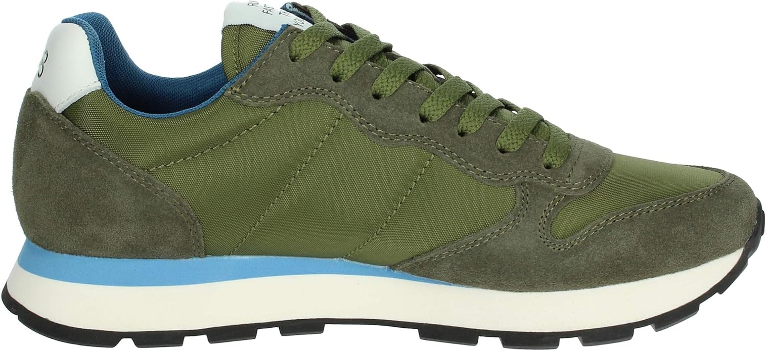 SCARPE SNEAKERS UOMO SUN68 TOM SOLID Z35101 PELLE 19 VERDE ORIGINALE PE 2025