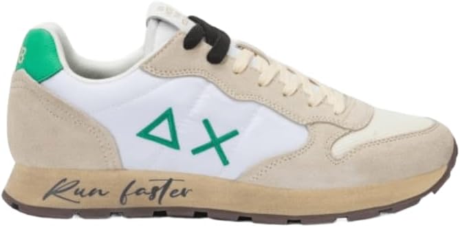 SCARPE SNEAKERS UOMO SUN68 TOM VINTAGE Z35105 PELLE 3188 BIANCO ORIGINAL PE 2025