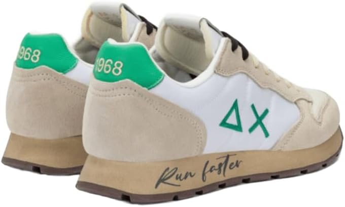 SCARPE SNEAKERS UOMO SUN68 TOM VINTAGE Z35105 PELLE 3188 BIANCO ORIGINAL PE 2025