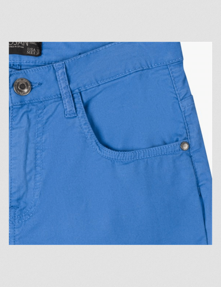 BERMUDA SHORT UOMO LOSAN CARRY OVER C01 9E13AA COTONE BLU ORIGINALE PE 2025