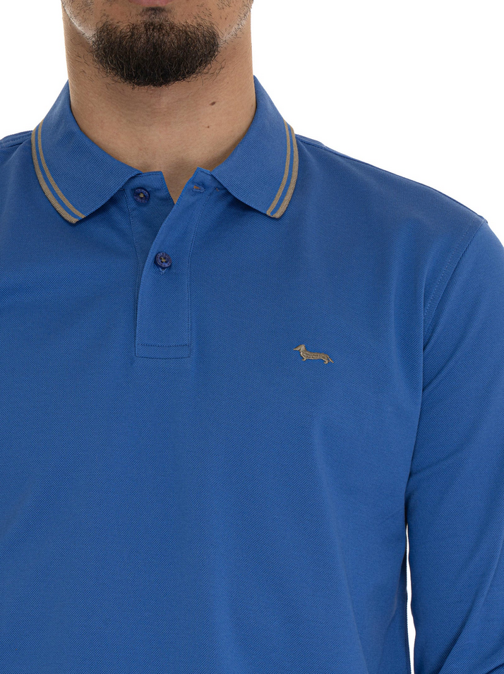 MAGLIA POLO MAGLIE UOMO HARMONT E BLAINE LNN008 844 BLU ORIGINALE PE 2025