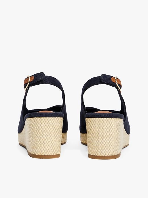 SCARPE SANDALO SANDALI DONNA TOMMY HILFIGER FW0FW08595 BLU ORIGINALE PE 2025