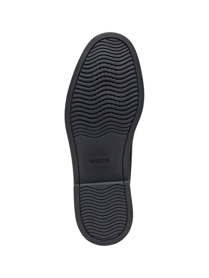 SCARPE MOCASSINO UOMO GEOX RECANATI U55HVB 00038 PELLE BLU ORIGINALE PE 2025