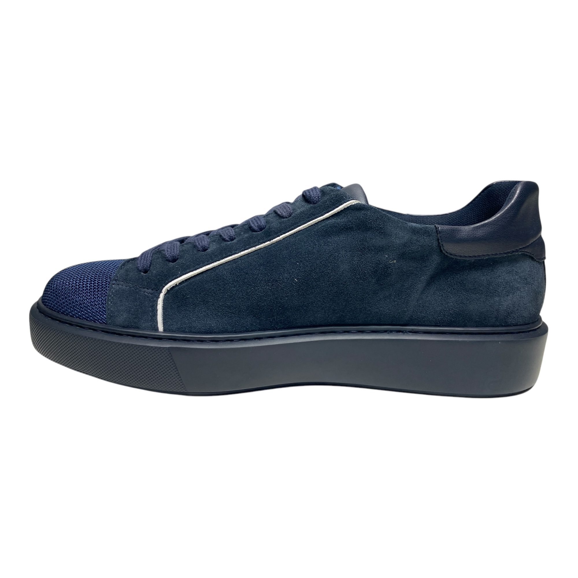 SCARPE SNEAKERS UOMO 4US CESARE PACIOTTI NO ONE PELLE BLU ORIGINALE PE 2025