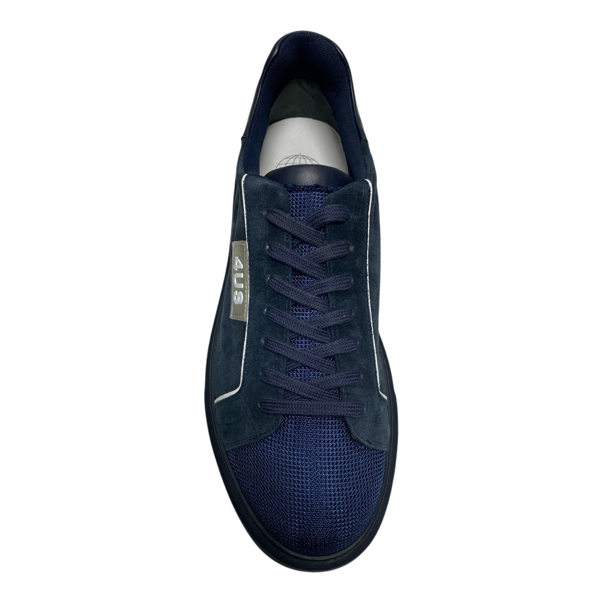 SCARPE SNEAKERS UOMO 4US CESARE PACIOTTI NO ONE PELLE BLU ORIGINALE PE 2025