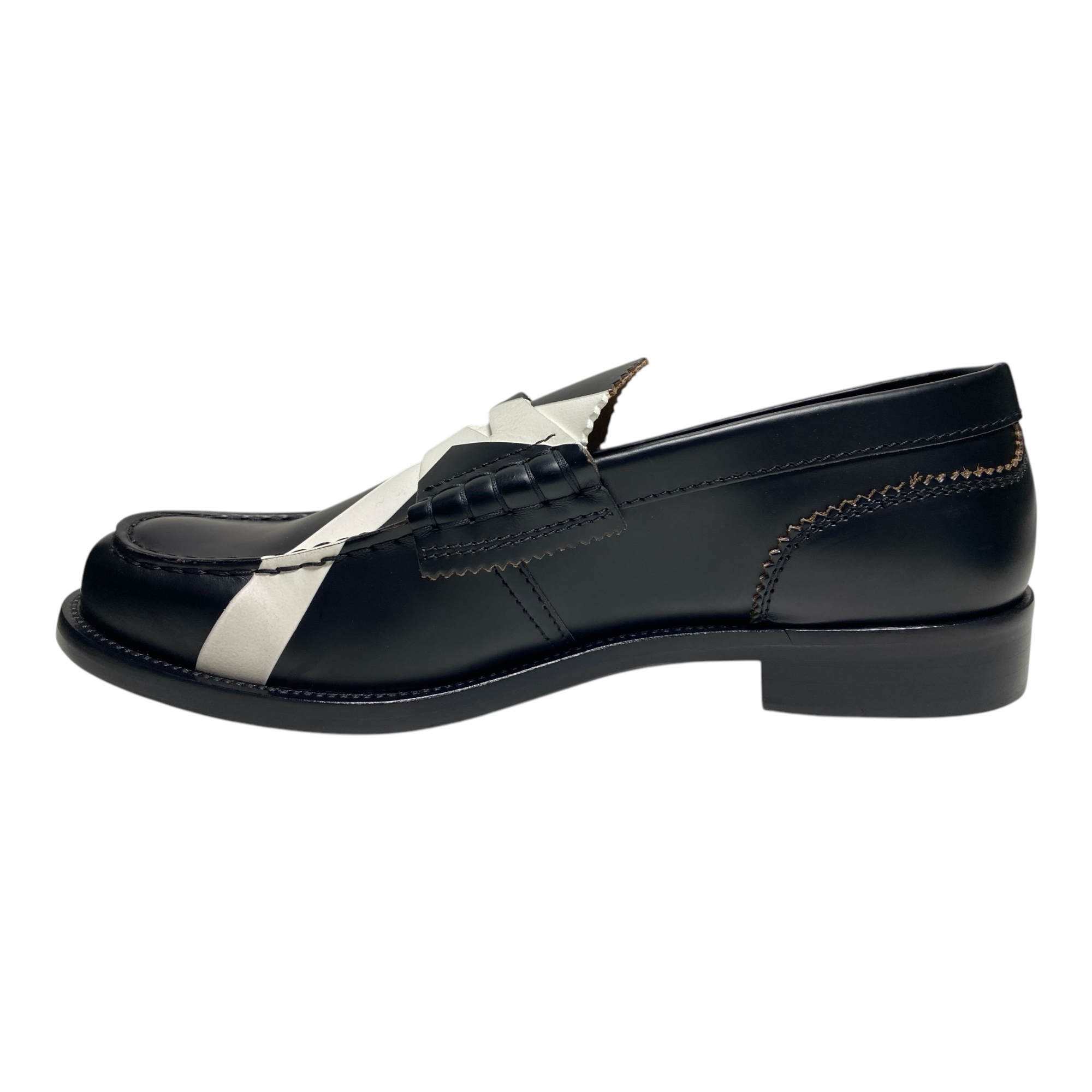 SCARPE MOCASSINO UOMO COLLEGE ANTICK 23I CML13801 PELLE NERO ORIGINALE AI