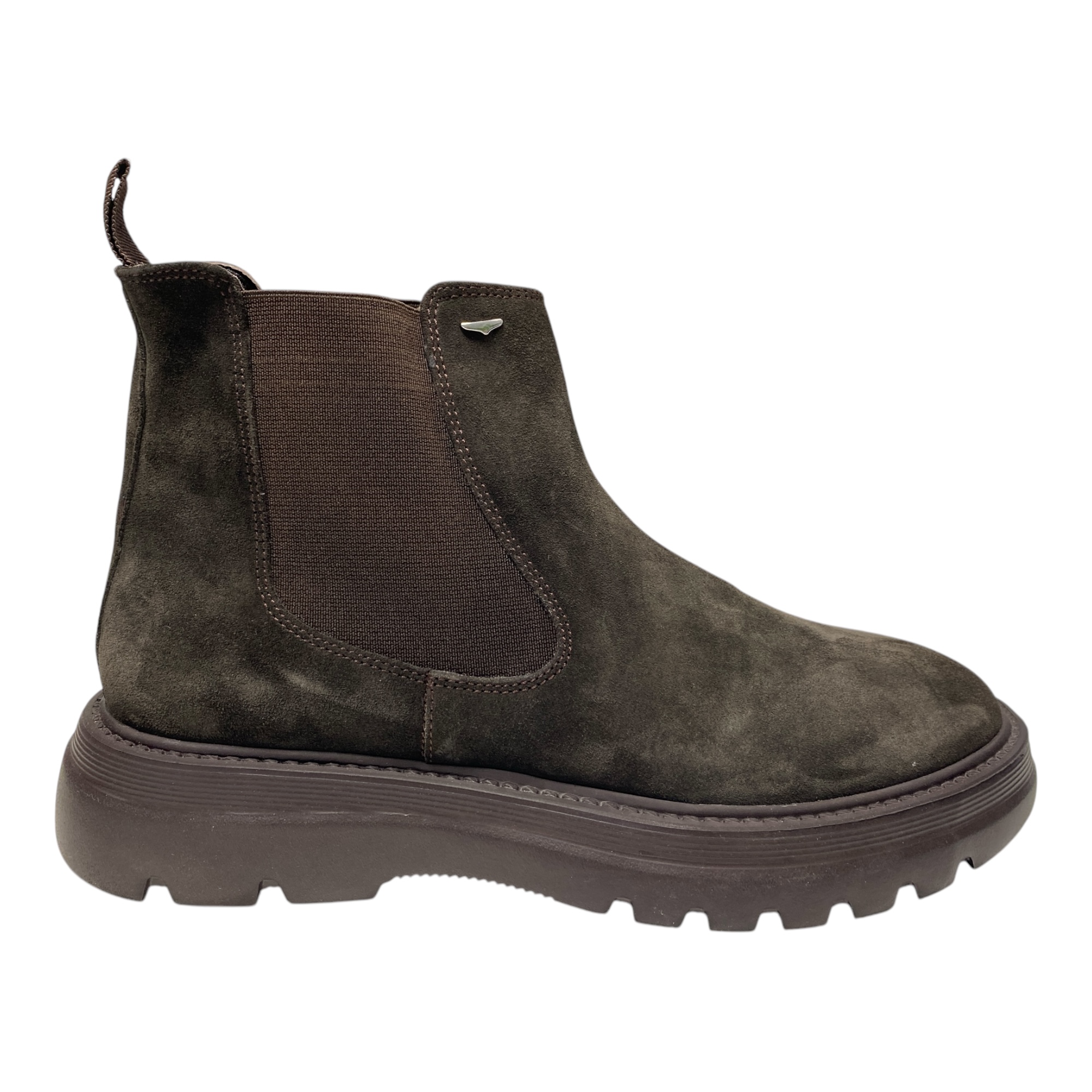 SCARPE STIVALETTI UOMO GUARDIANI MASON 0204 AGM020403 PELLE MARRONE ORIGINAL2025