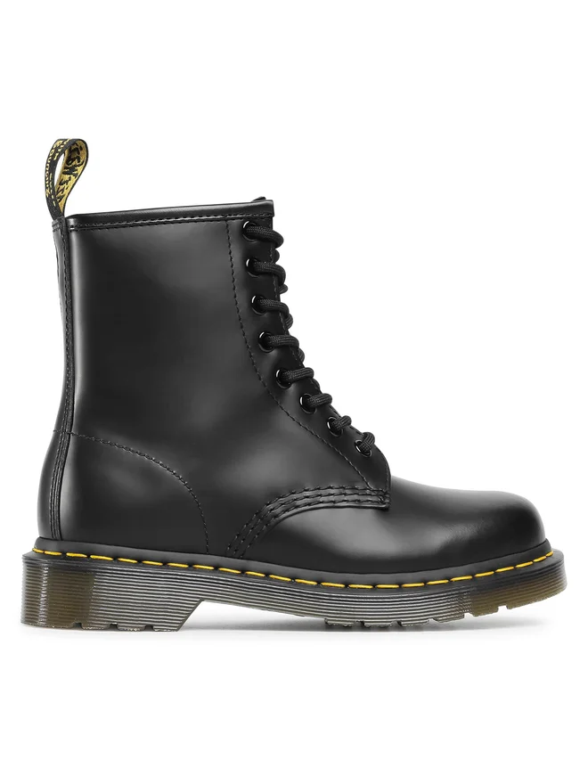 SCARPE ANFIBIO STIVALETTI DONNA DR MARTENS 1460 11822006 PELLE NERO ORIGINALE AI
