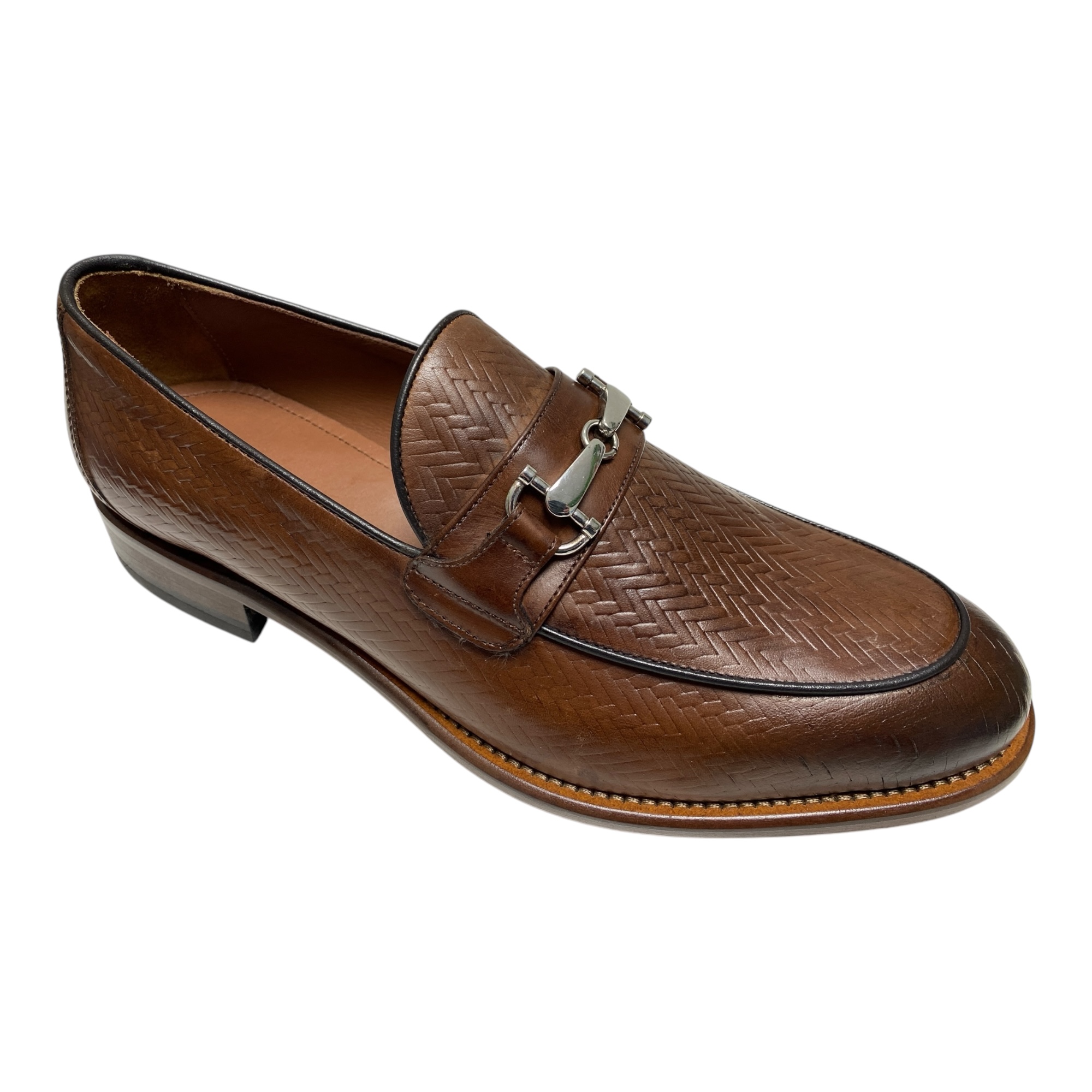 SCARPE MOCASSINO UOMO PAUL FREDRICK FABIO PFS457 PELLE CUOIO ORIGINALE AI