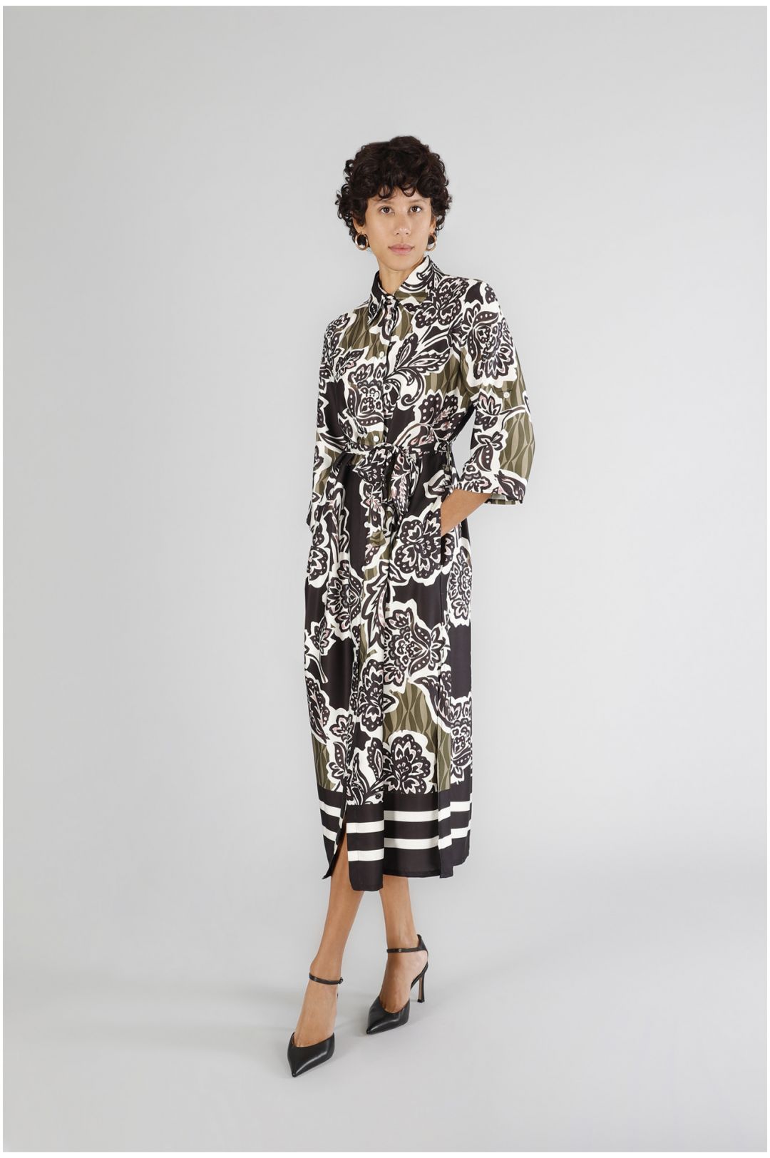 ABITO VESTITO DONNA CAFE NOIR CAFENOIR C7JA0235 NERO ORIGINALE PE 2025