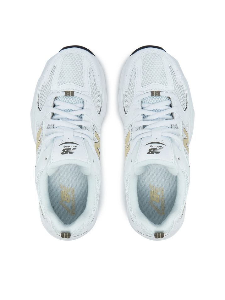 SCARPE SNEAKERS RAGAZZO NEW BALANCE GR530SO ECO PELLE BIANCO ORIGINALE PE 2025