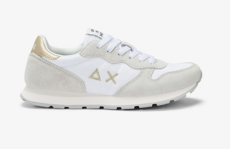 SCARPE SNEAKERS DONNA SUN68 ALLY Z35402T PELLE 01 BIANCO ORIGINALE PE 2025
