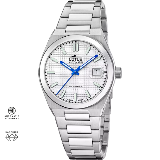 OROLOGIO AUTOMATICO UOMO LOTUS 18999 1 39 GRIGIO ACCIAIO ORIGINALE PE 2025