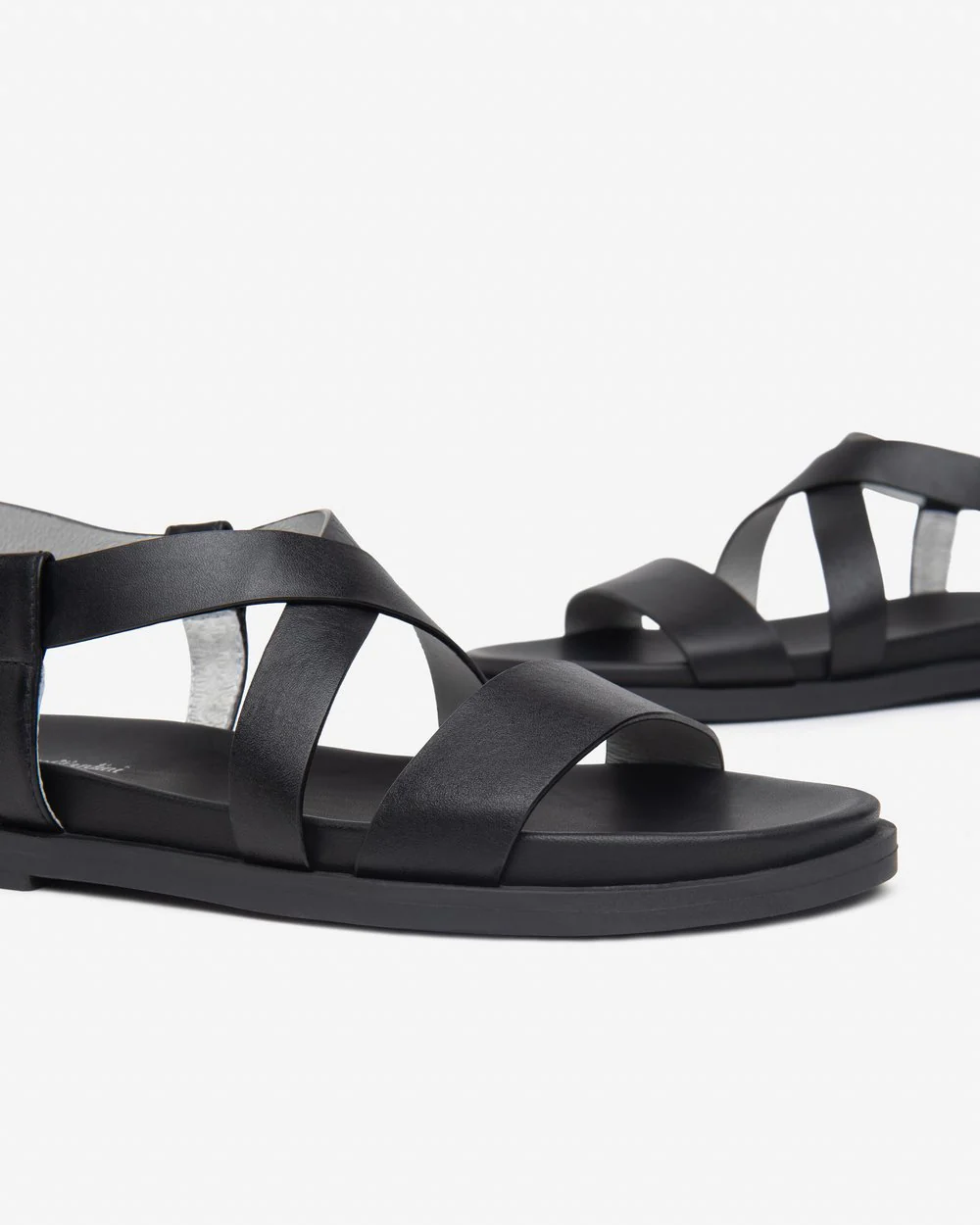 SCARPE SANDALO SANDALI DONNA NERO GIARDINI E513490D PELLE 100 NERO ORIGINAL 2025