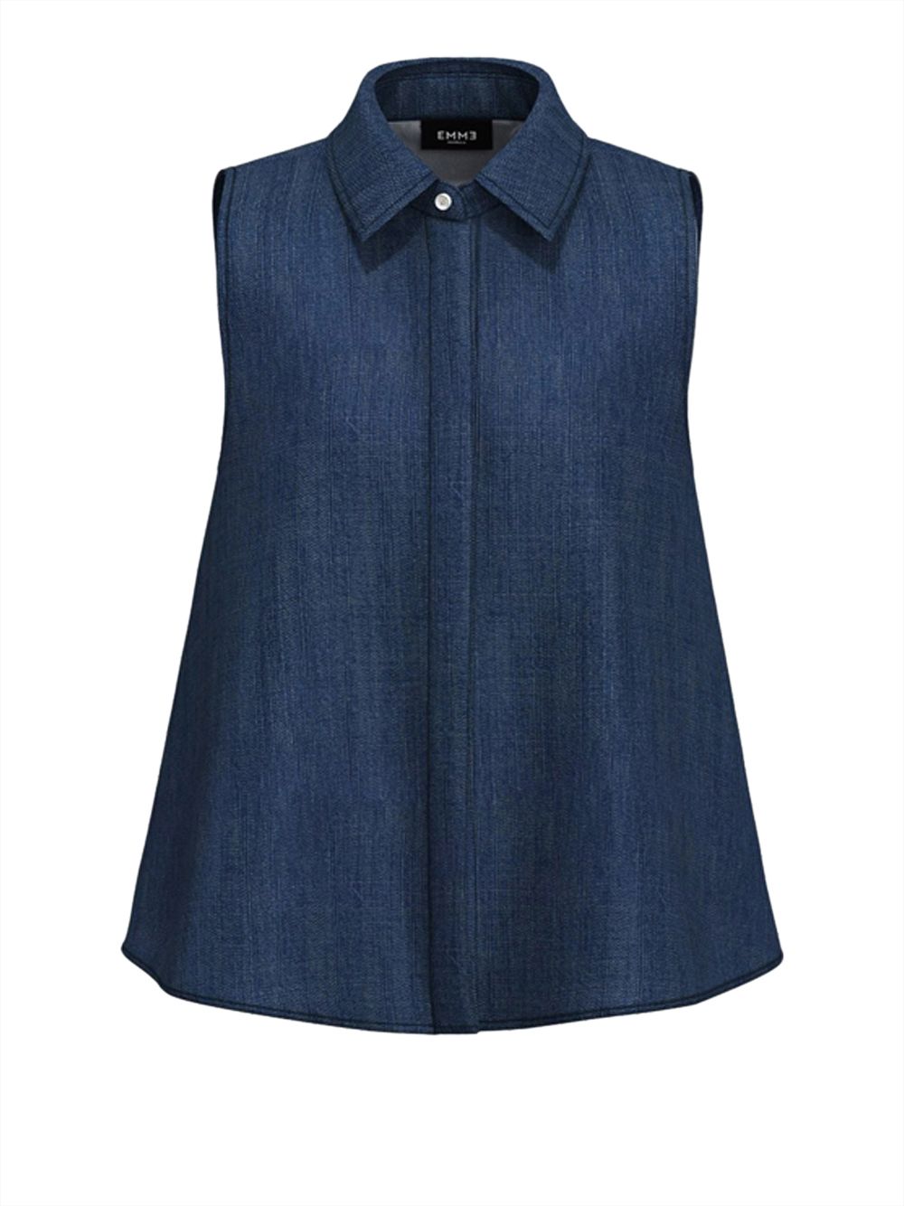 CAMICIA CAMICIE DONNA EMME MARELLA SCAPO 25151112122 001 BLU ORIGINALE PE 2025