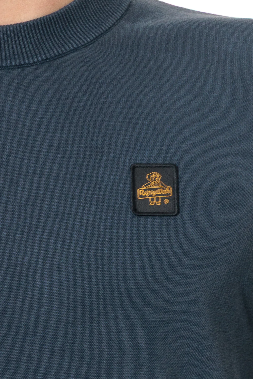 MAGLIA MAGLIE UOMO REFRIGIWEAR OMAR MA0014 M35800 COTONE BLU ORIGINALE PE 2025